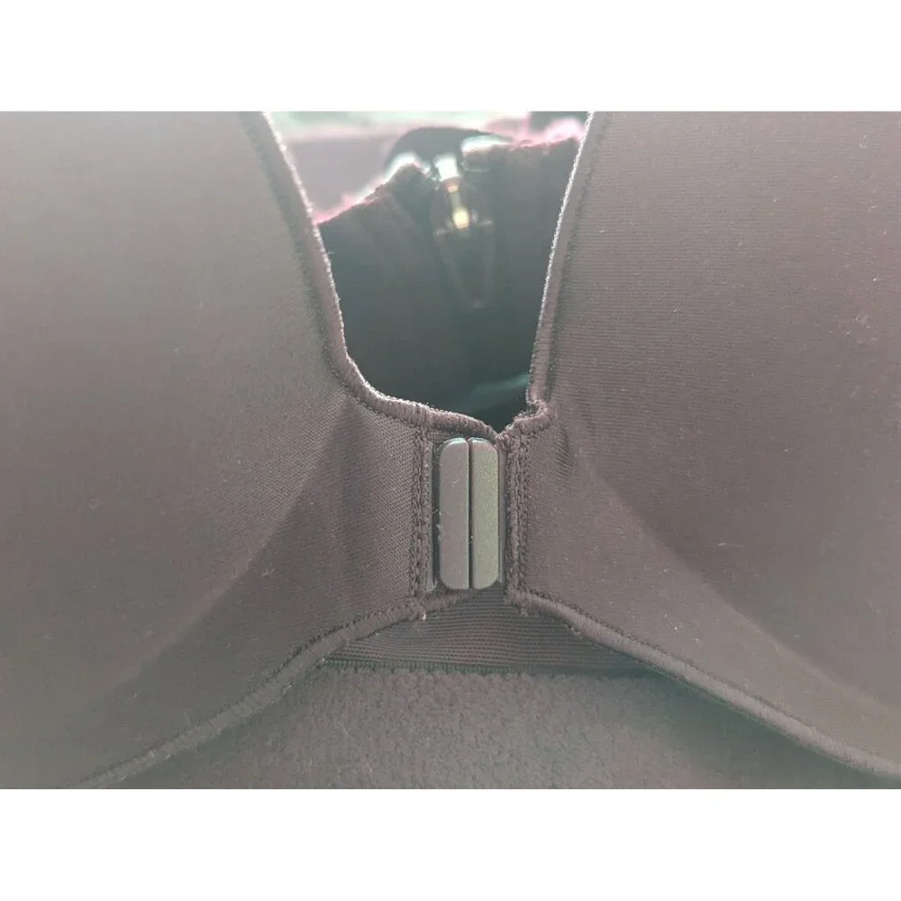 Knockout by Victorias Secret Purple Front-Close Sports Bra 36C Adjustable Straps - Picture 9 of 9